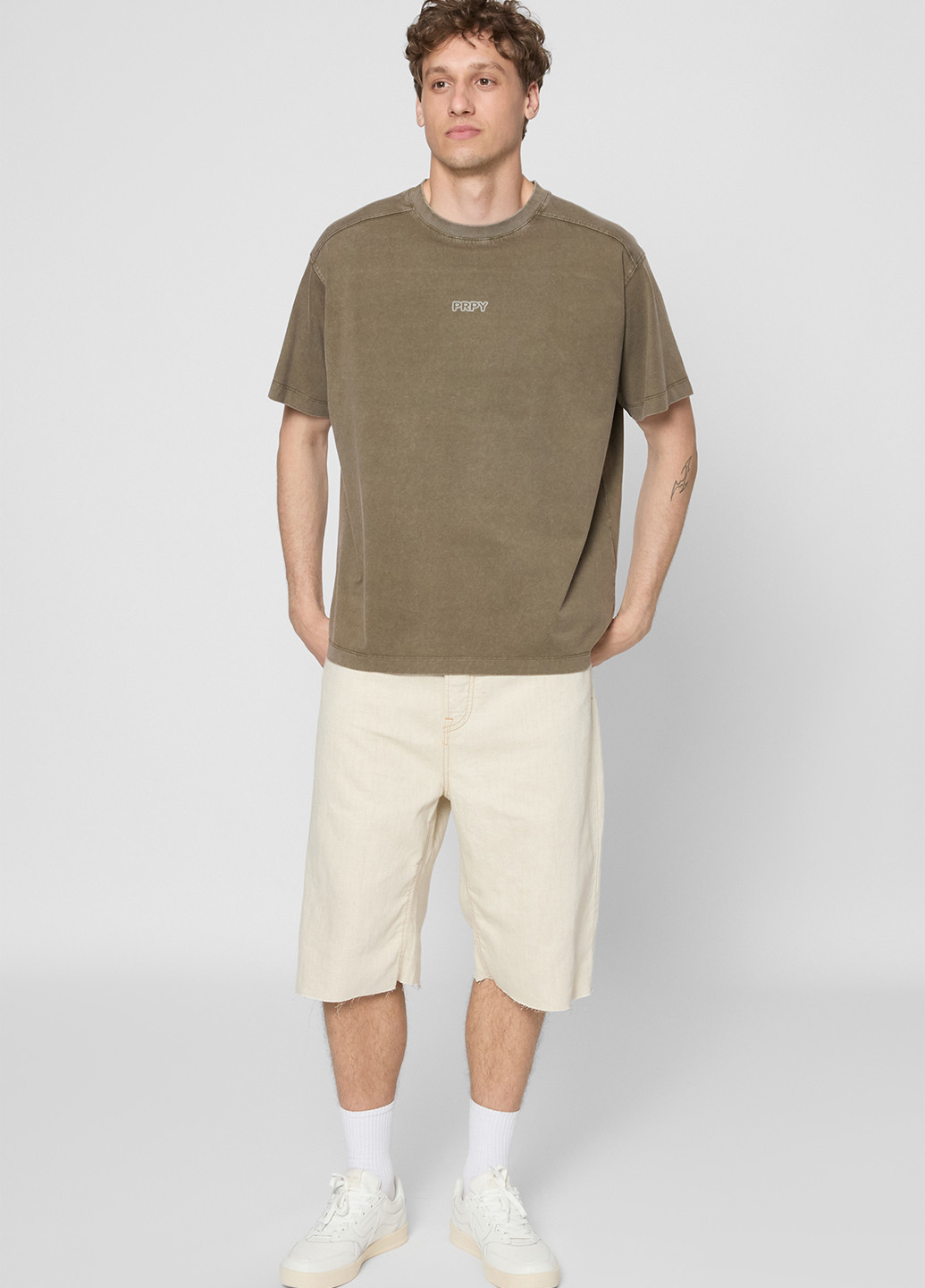 Оливкова футболка PRPY