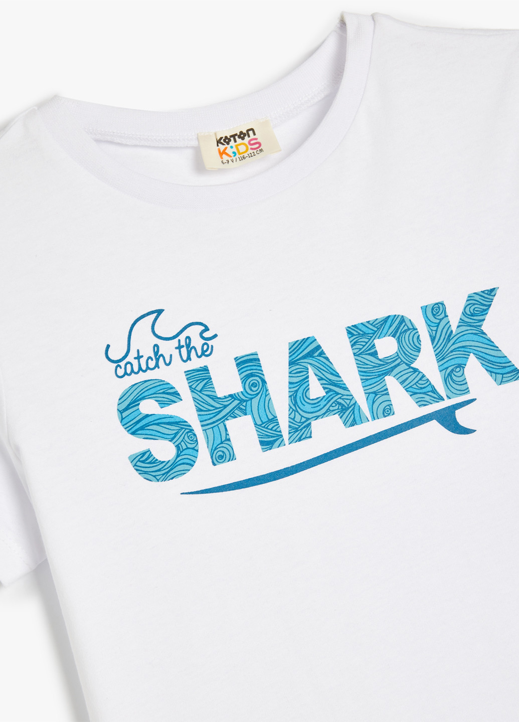 Белая летняя футболка KOTON