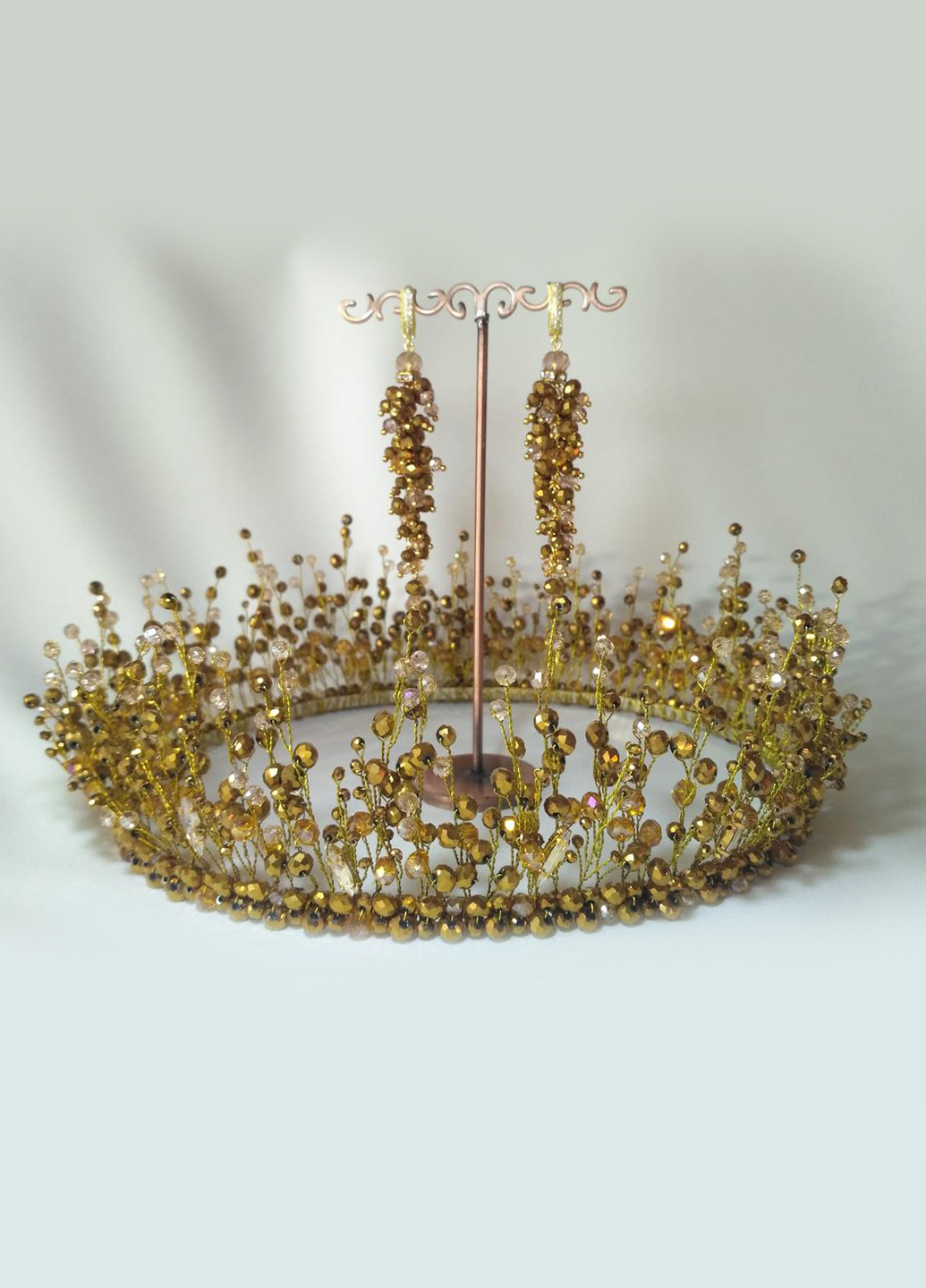 Комплект прикрас (корона, сережки) Ksenija Vitali (189692226)