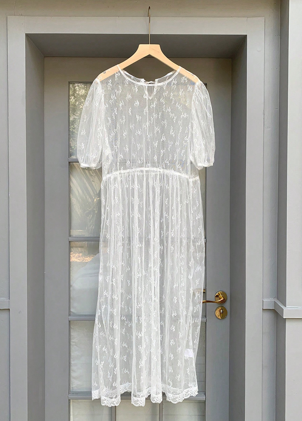 Білий кежуал сукня а-силует SHEIN однотонна