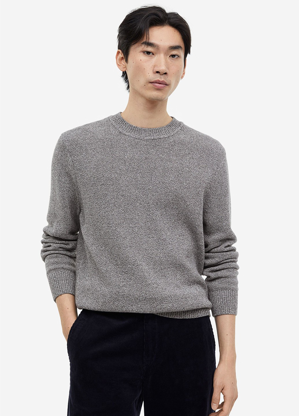 Серый зимний джемпер джемпер H&M