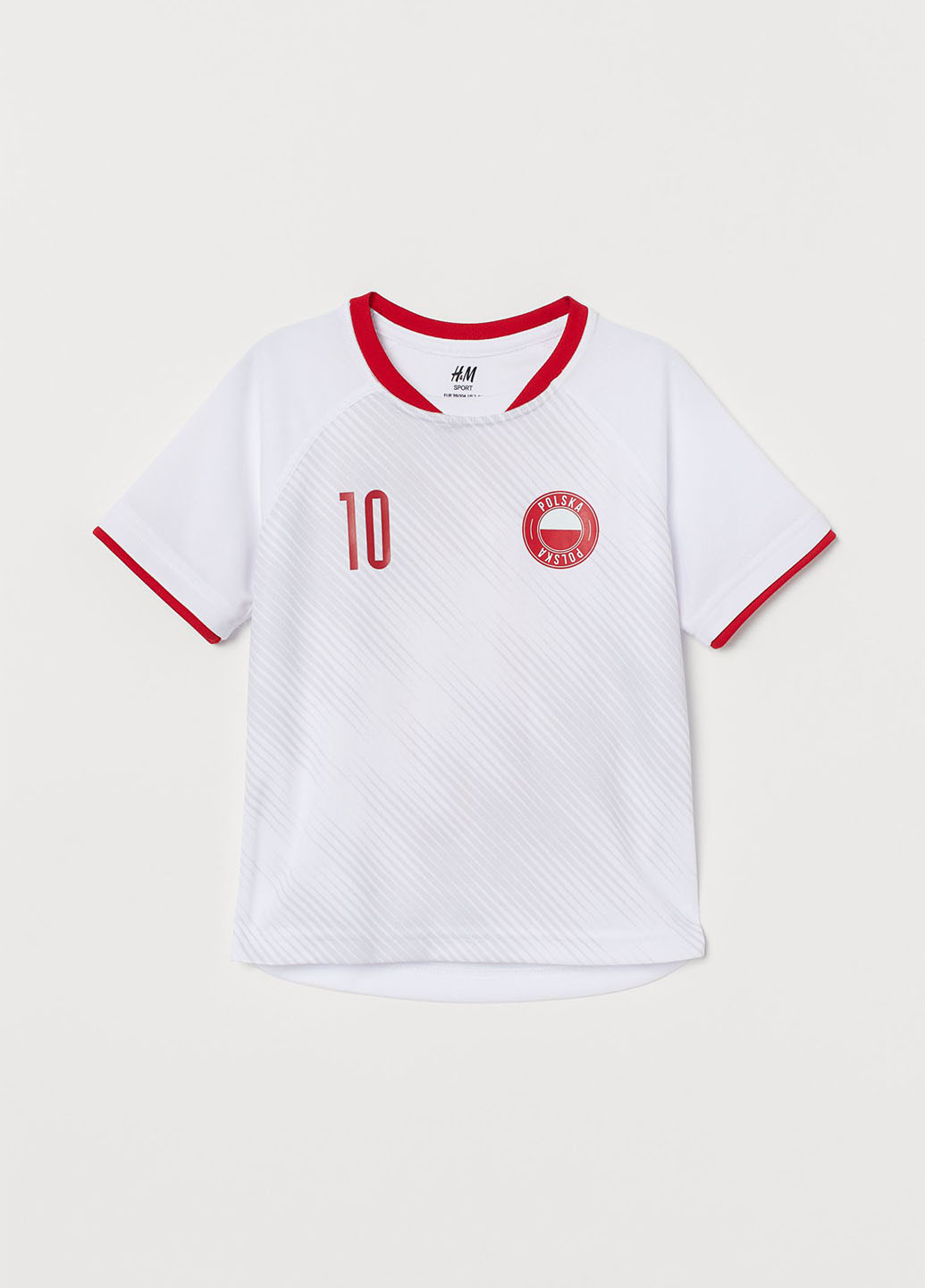 Белая летняя футболка H&M