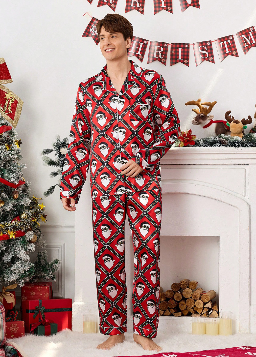 Піжама (сорочка, штани) SHEIN (332111010)