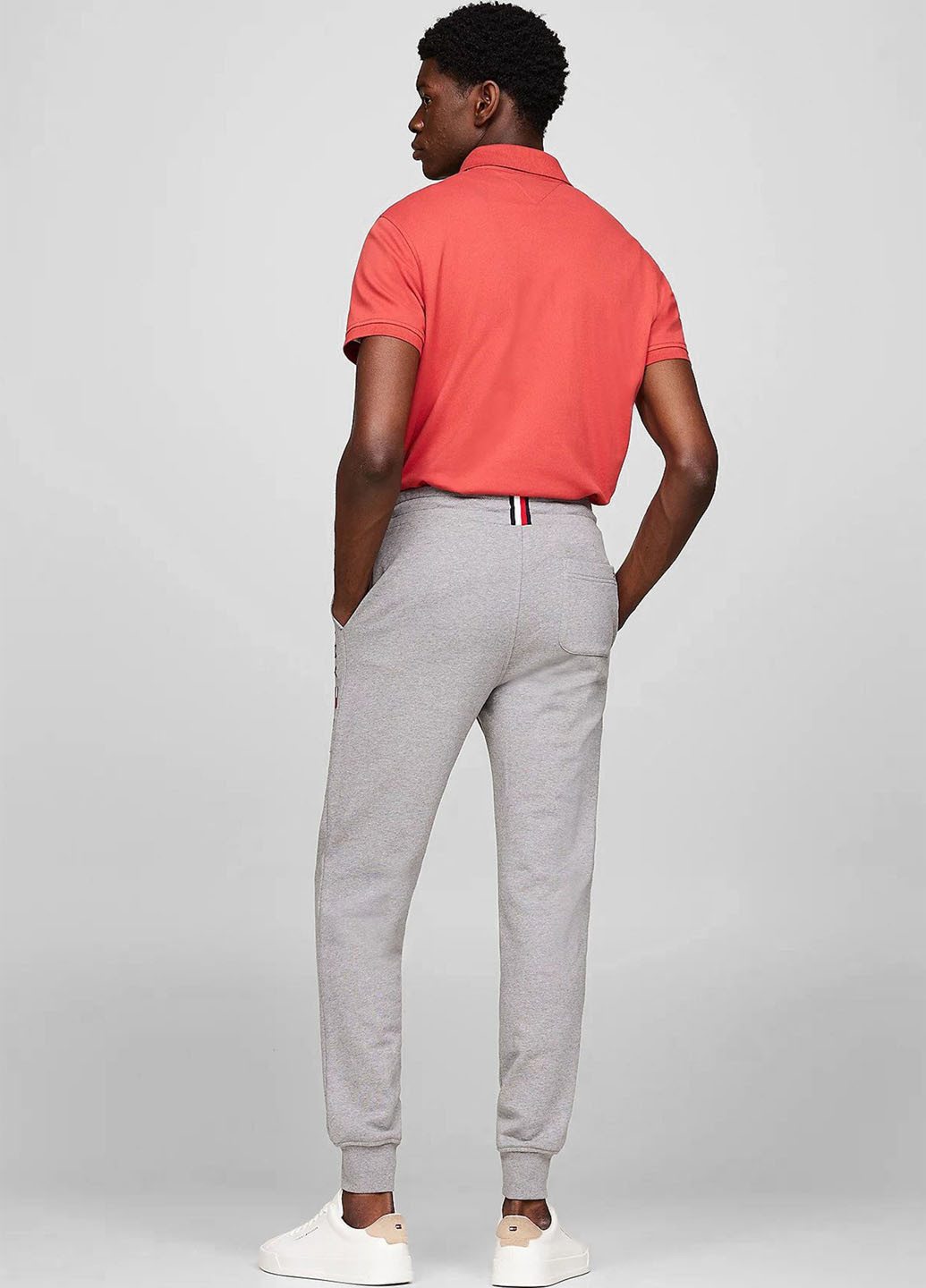 Серые спортивные демисезонные джоггеры брюки Tommy Hilfiger