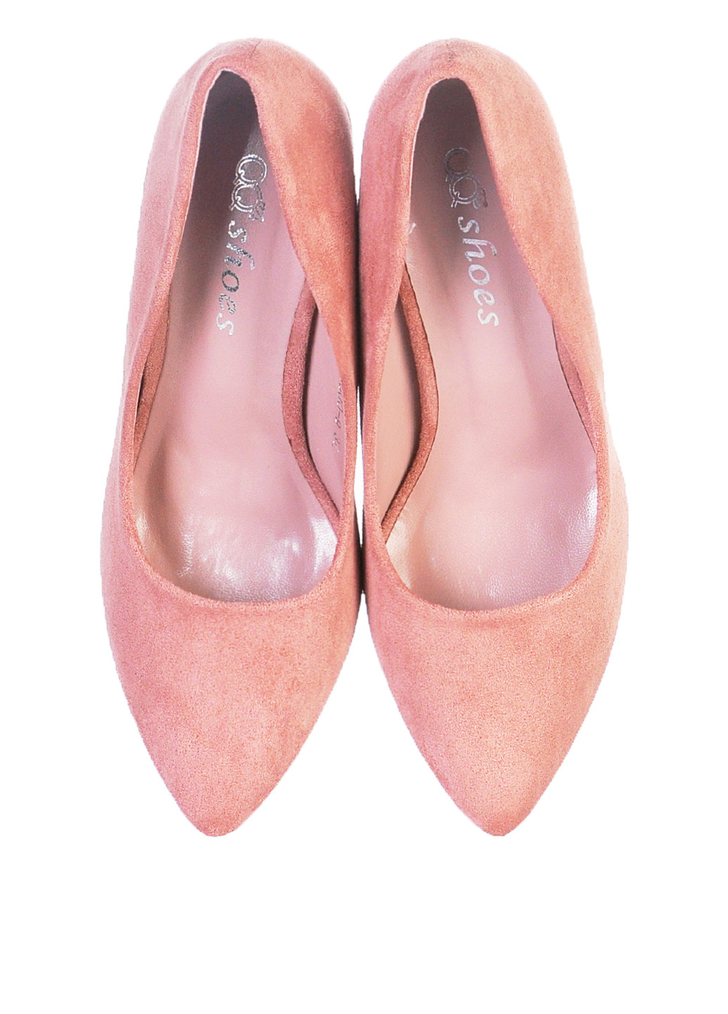 Туфлі QQ Shoes туфлі-човники однотонні світло-рожеві кежуали