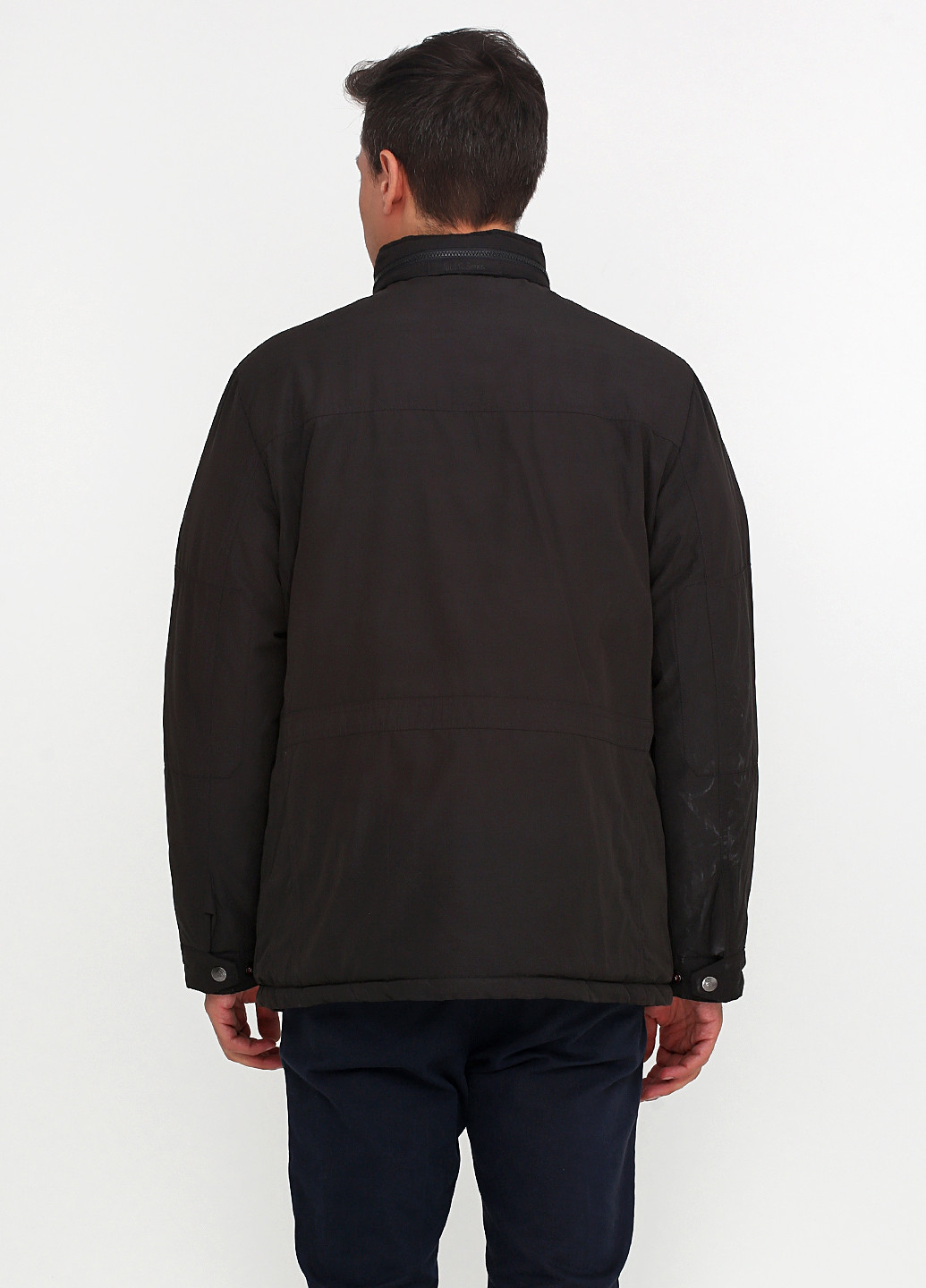 Темно-коричнева демісезонна куртка Paul Smith