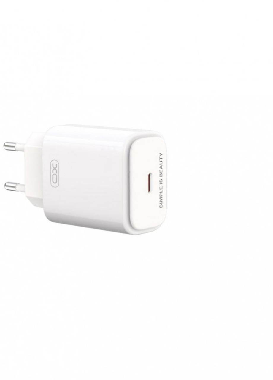 Мережевий зарядний пристрій -L90B(EU) USB Type C 3A 20W Білий XO (255916037)