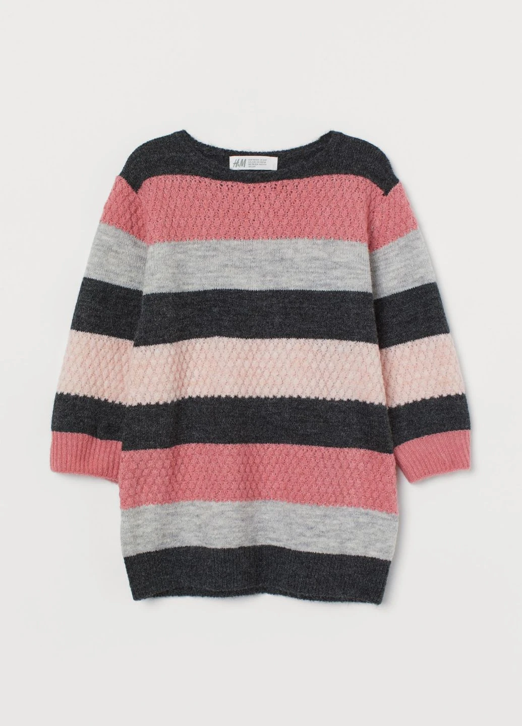 Серое платье H&M (228877633)