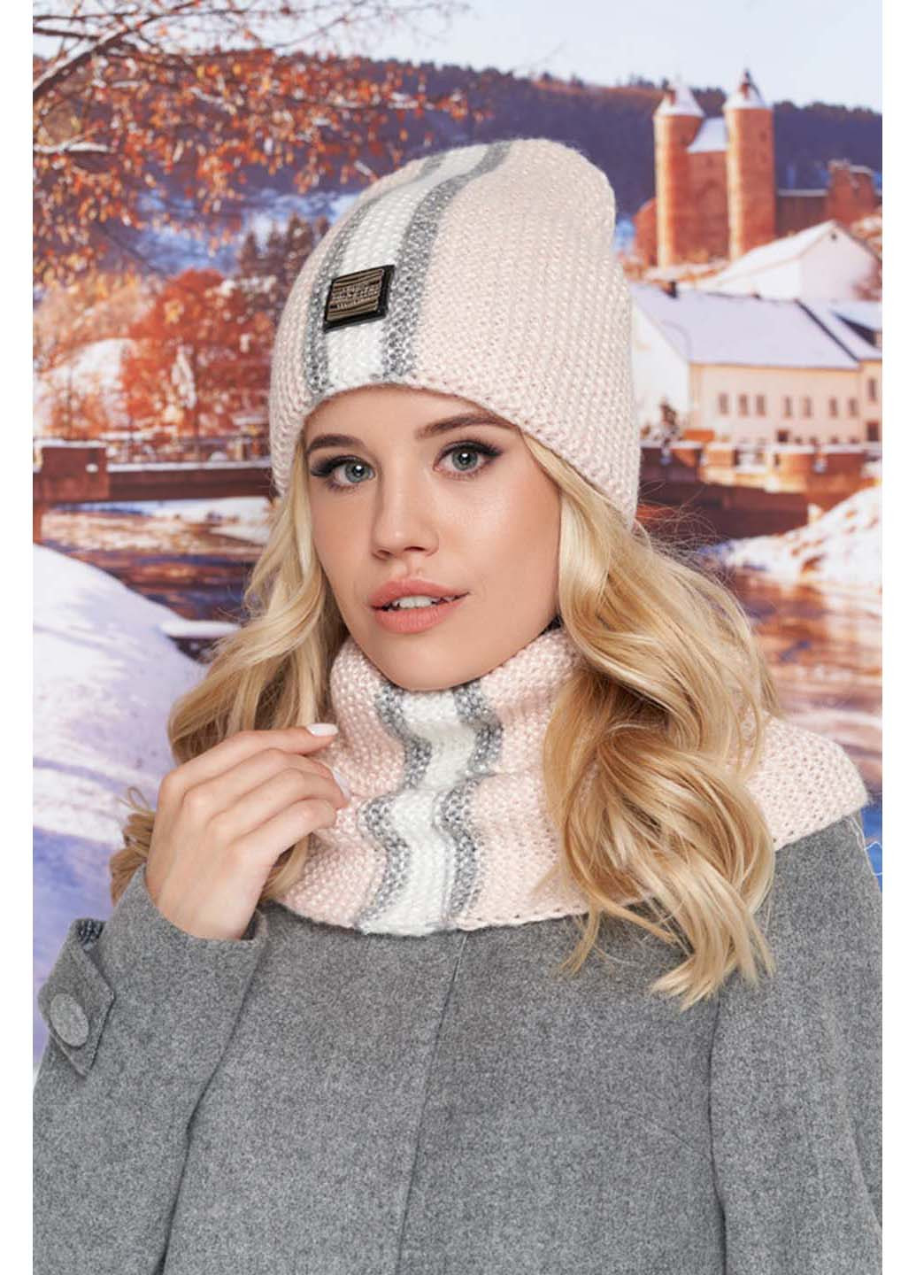 Комплект (шапка-колпак, шарф-хомут) Braxton (209519027)