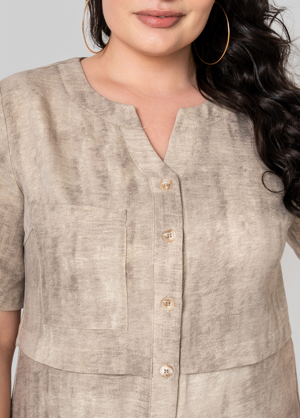 Пісочна кежуал сукня а-силует A'll Posa варенка