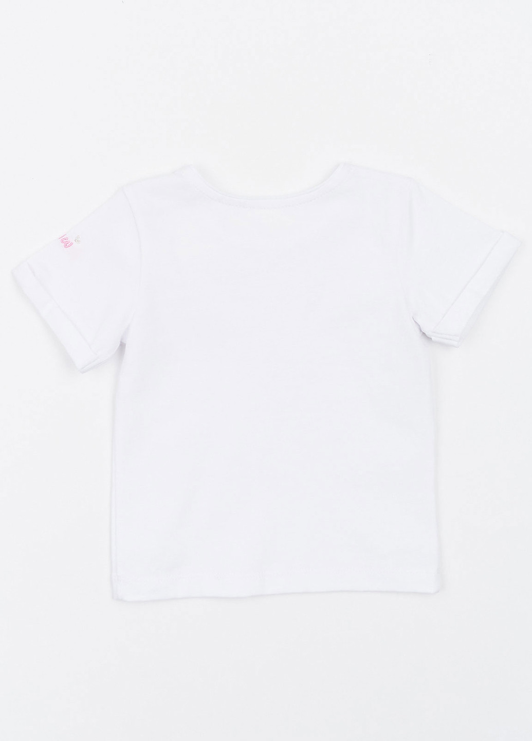 Малиновый летний комплект (футболка, полукомбинезон) Ляля