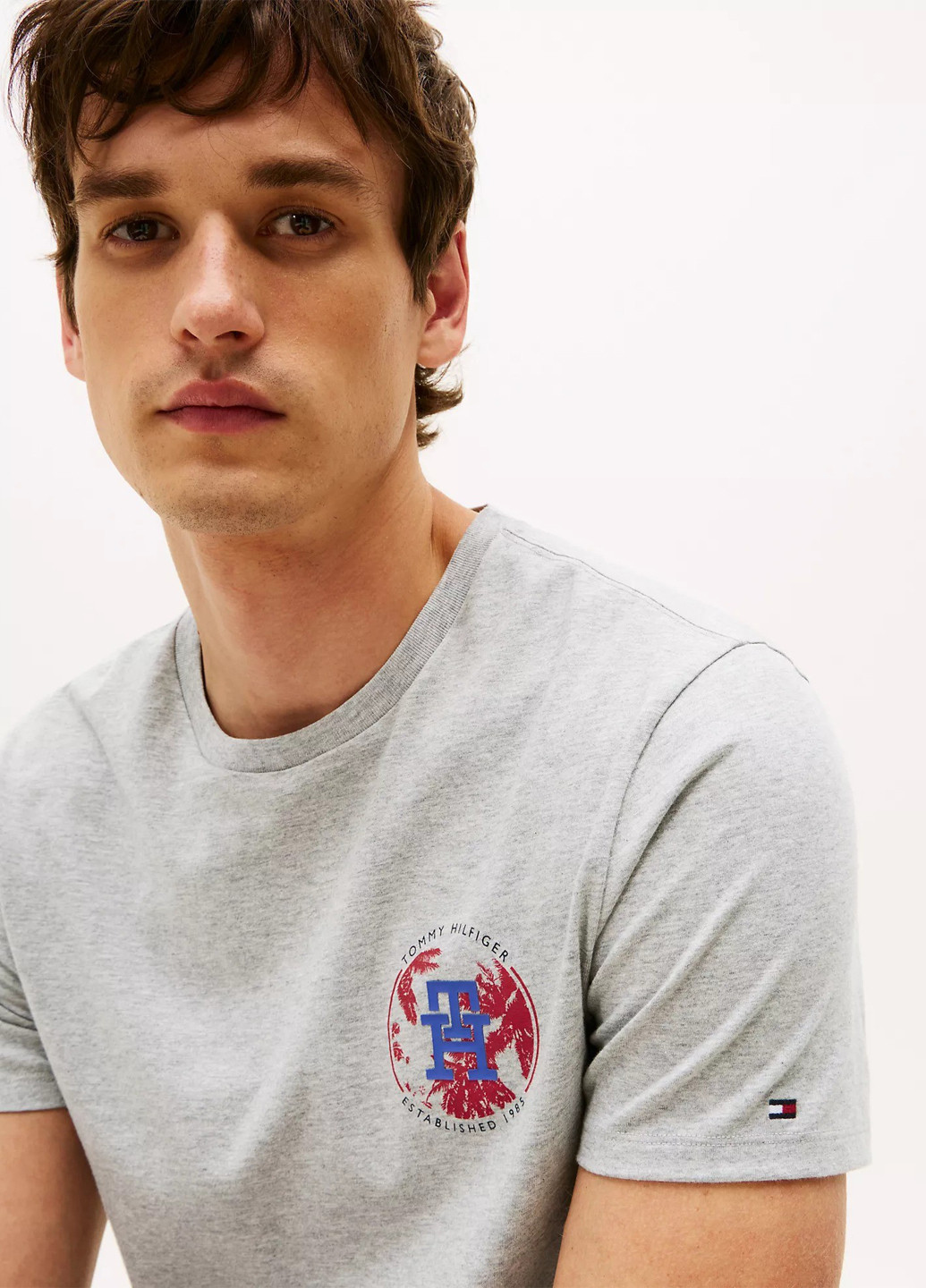 Сіра футболка Tommy Hilfiger