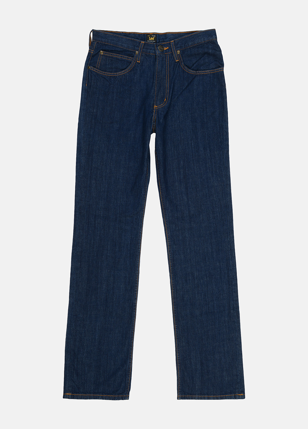Темно-синие демисезонные прямые джинсы Lee