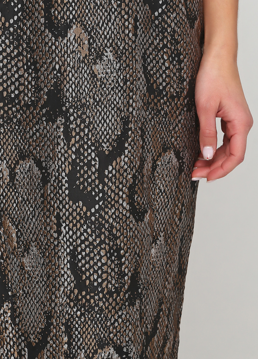 Темно-сіра кежуал сукня H&M зміїний