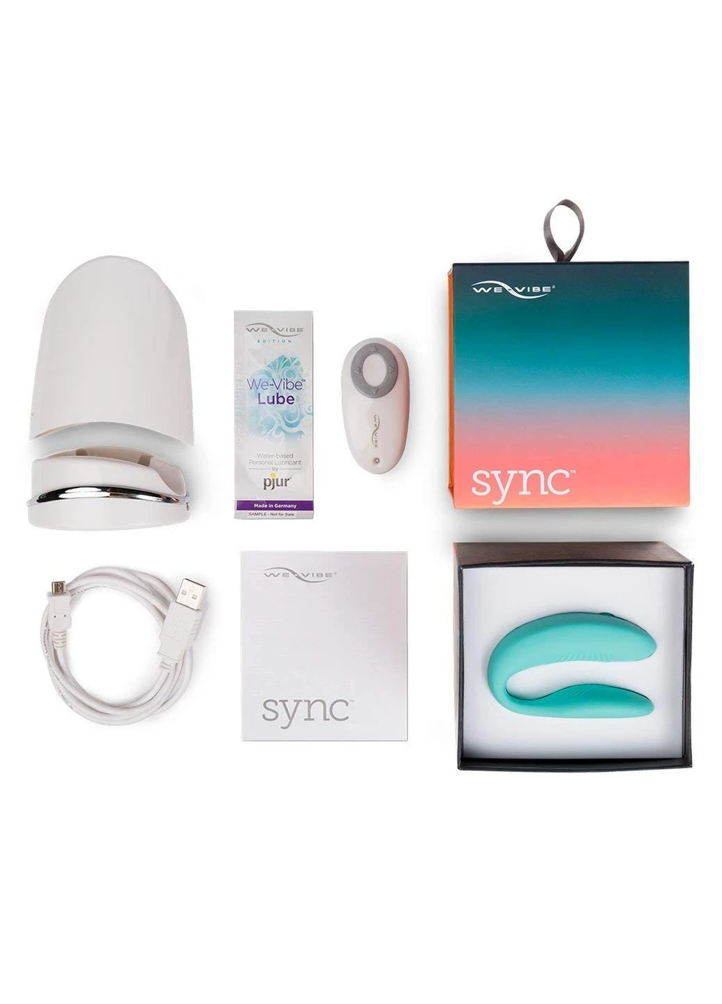 Вібратор для пар SYNC з пультом колір: бірюзовий We-Vibe (253676269)