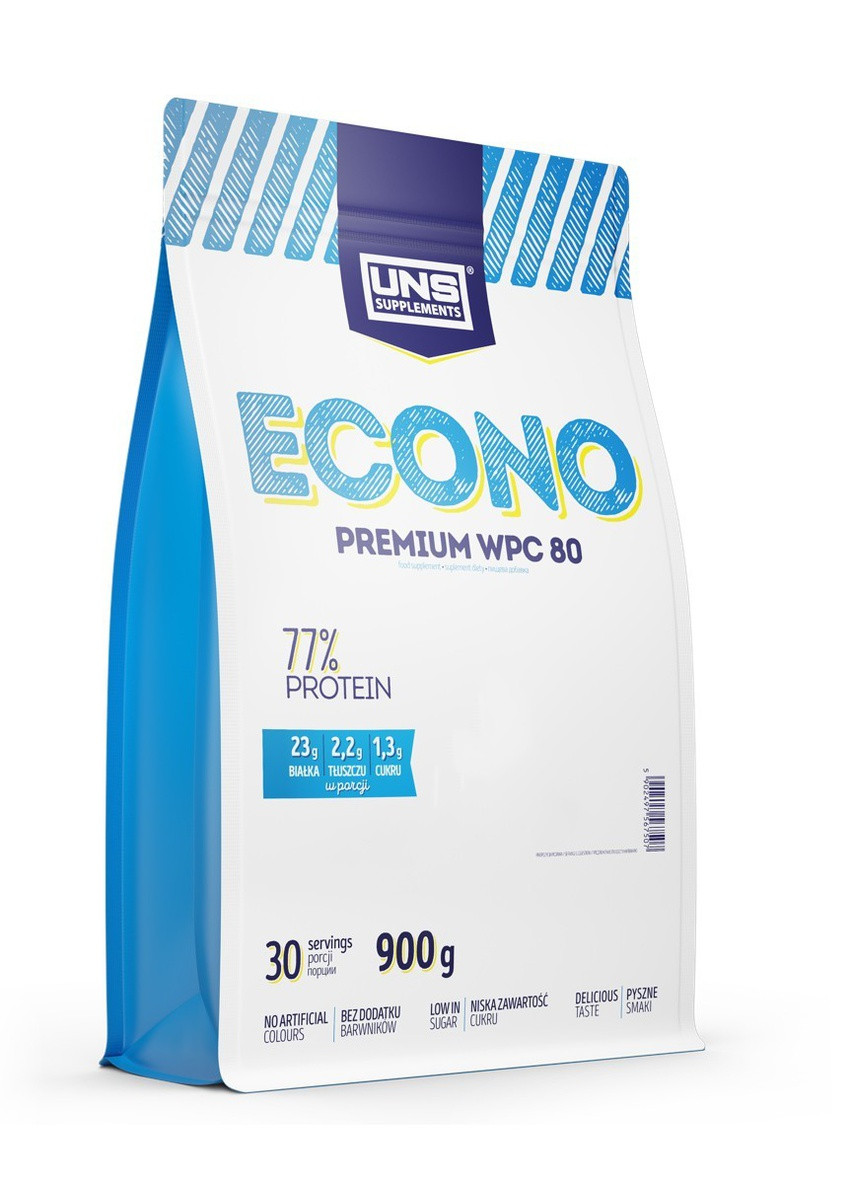 Протеин концентрат Econo Premium 900g White Chocolate Strawberry Uns (232599772)
