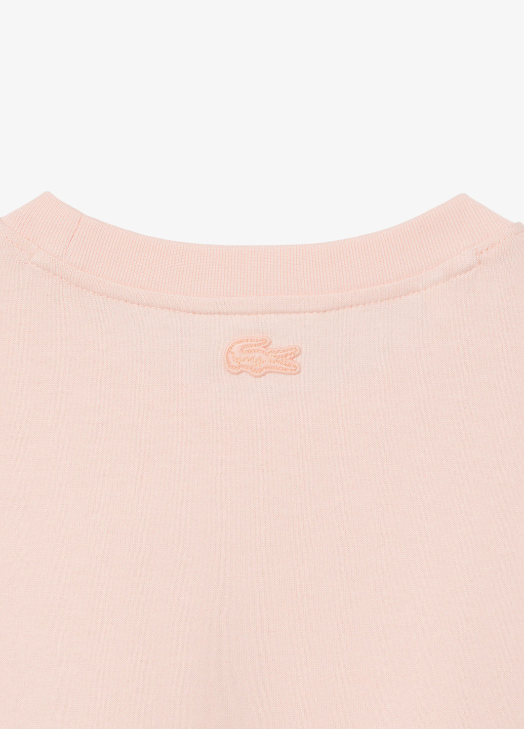 Пудрова кежуал сукня сукня-футболка Lacoste з логотипом