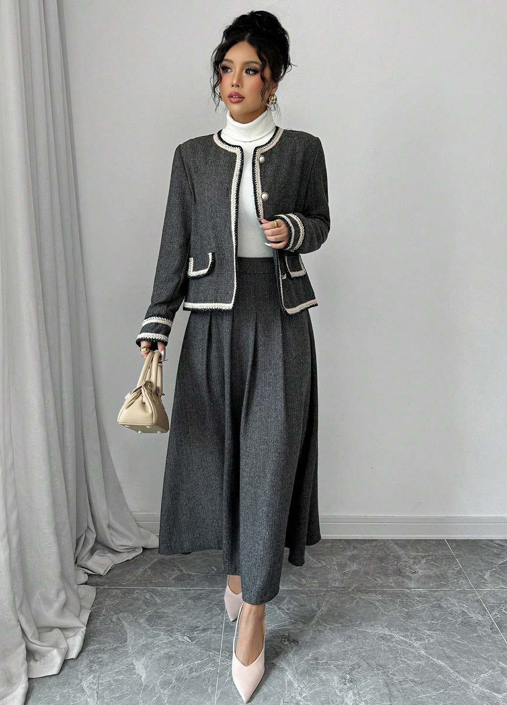 Костюм (жакет, спідниця) SHEIN (340672799)