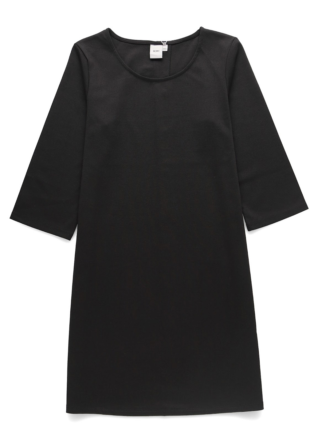 Чорна кежуал сукня Ichi однотонна