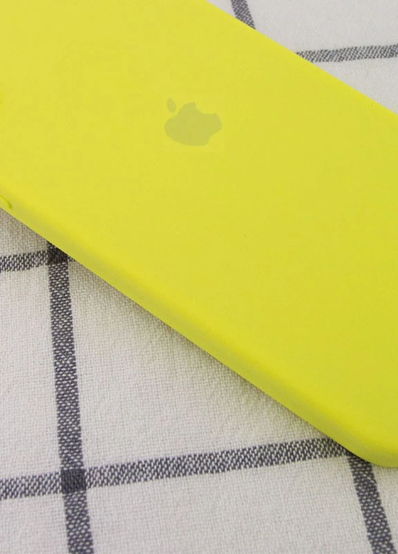 Чехол Silicone Case Square Full Camera Protective (AA) для Apple iPhone 11 Pro Max (6.5') Желтый / Bright Yellow Epik (229728164)