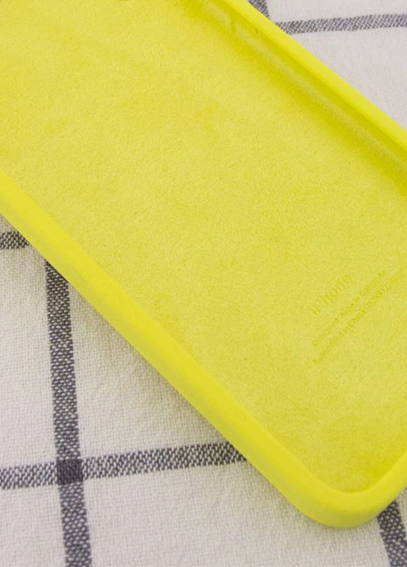 Чехол Silicone Case Square Full Camera Protective (AA) для Apple iPhone 11 Pro Max (6.5') Желтый / Bright Yellow Epik (229728164)
