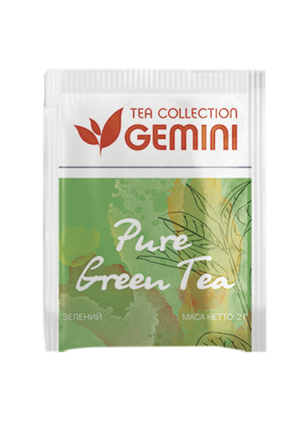 Чай в пакетиках 50 шт Pure Green Tea Зеленый чай Gemini (253914118)