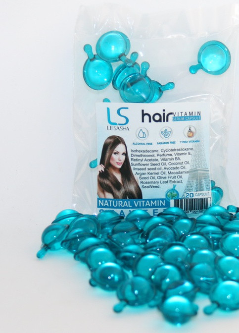 Капсулы для волос Hair Serum Vitamin c водорослями, 20 шт Lesasha (251706122)