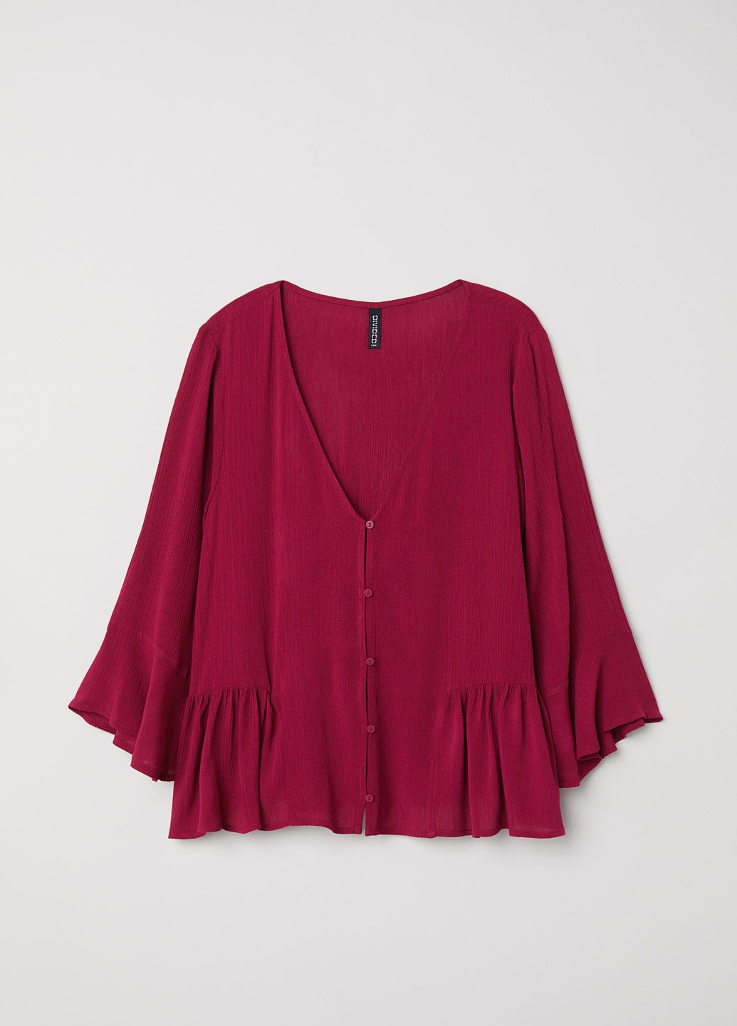 Фуксія блуза H&M