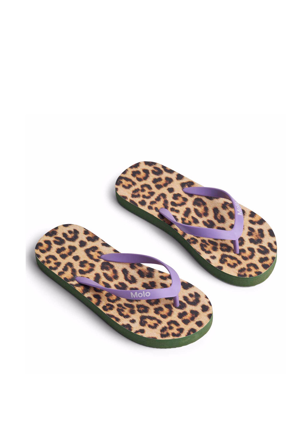 Бежевые вьетнамки Molo с логотипом