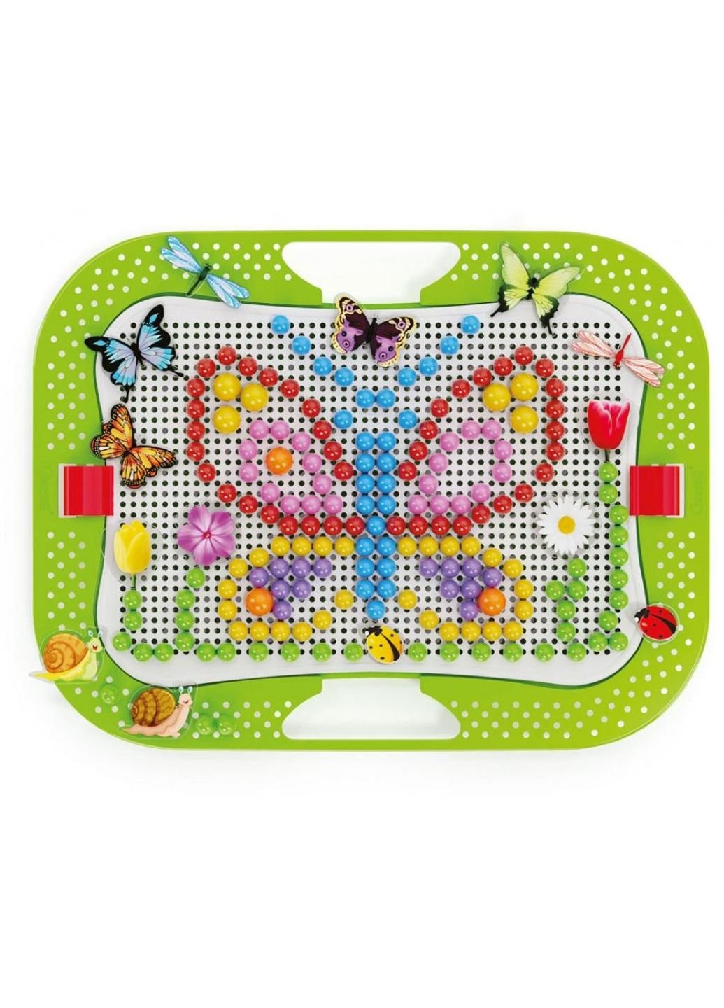 Набір для творчості Мозаїка 300 фішок 16 фігурок дошка 28 х 20 см (0968-Q) Quercetti (254065237)