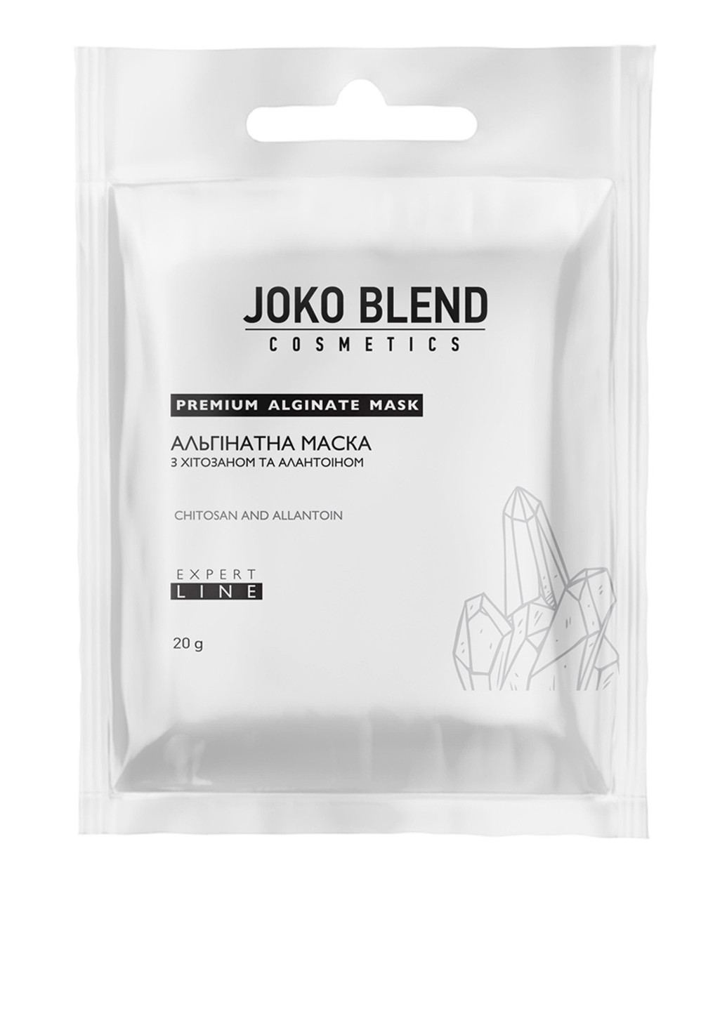 Альгинатная маска с хитозаном и аллантоином 20 г Joko Blend Cosmetics (75677392)