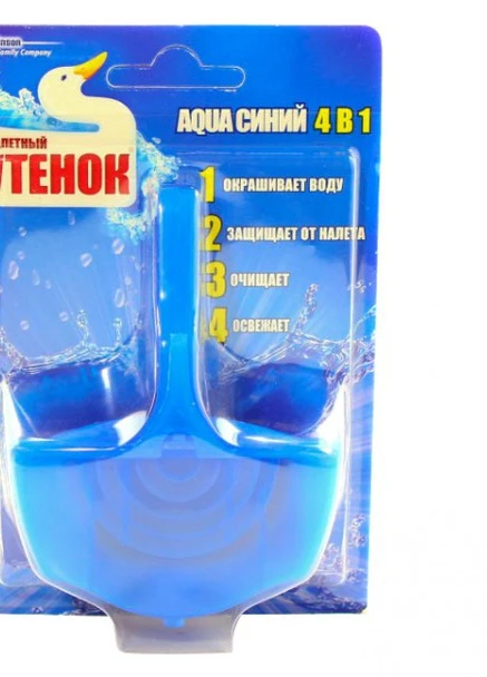 Підвісна блок для унітазу Туалетний Каченя Aqua 4 в 1 Синій Duck (247833999)