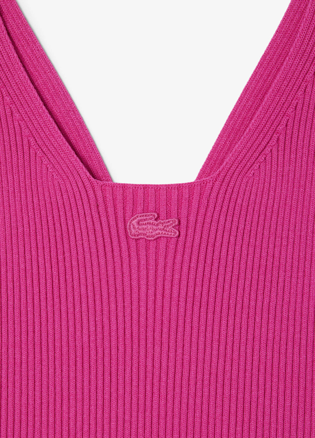 Рожева кежуал сукня силуетна Lacoste однотонна