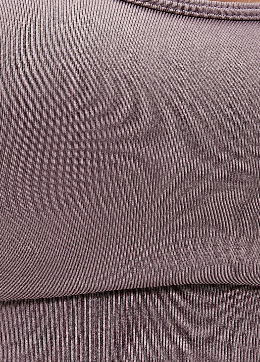 Темно-пурпурный топ бюстгальтер KOTON без косточек полиэстер
