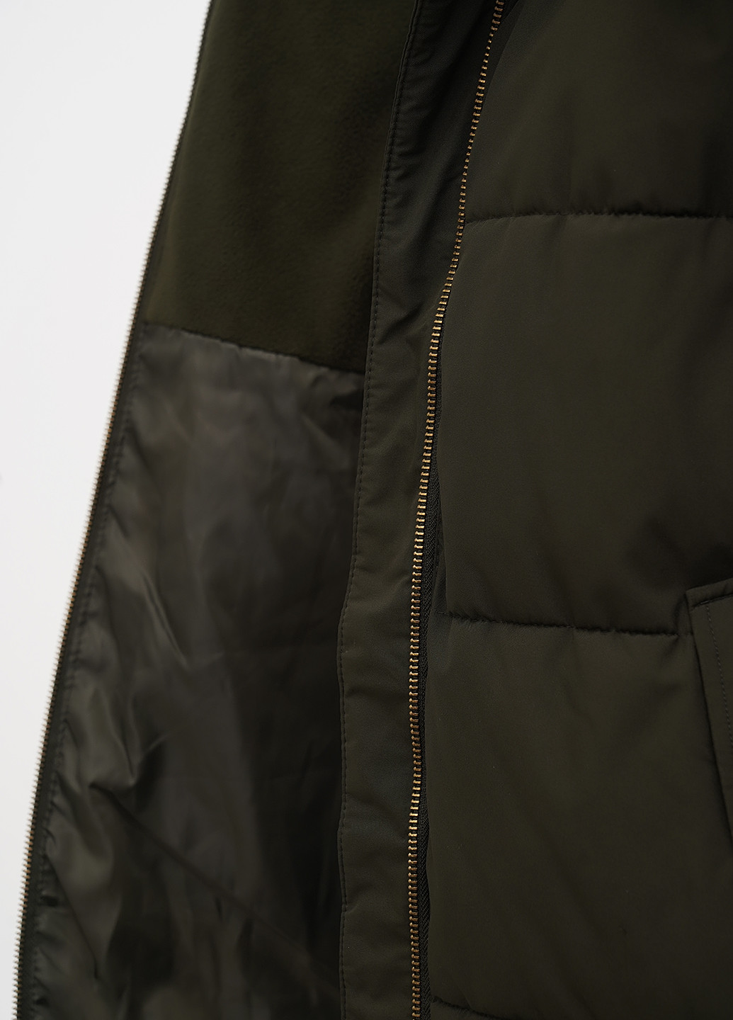 Оливкова (хакі) зимня куртка Cropp