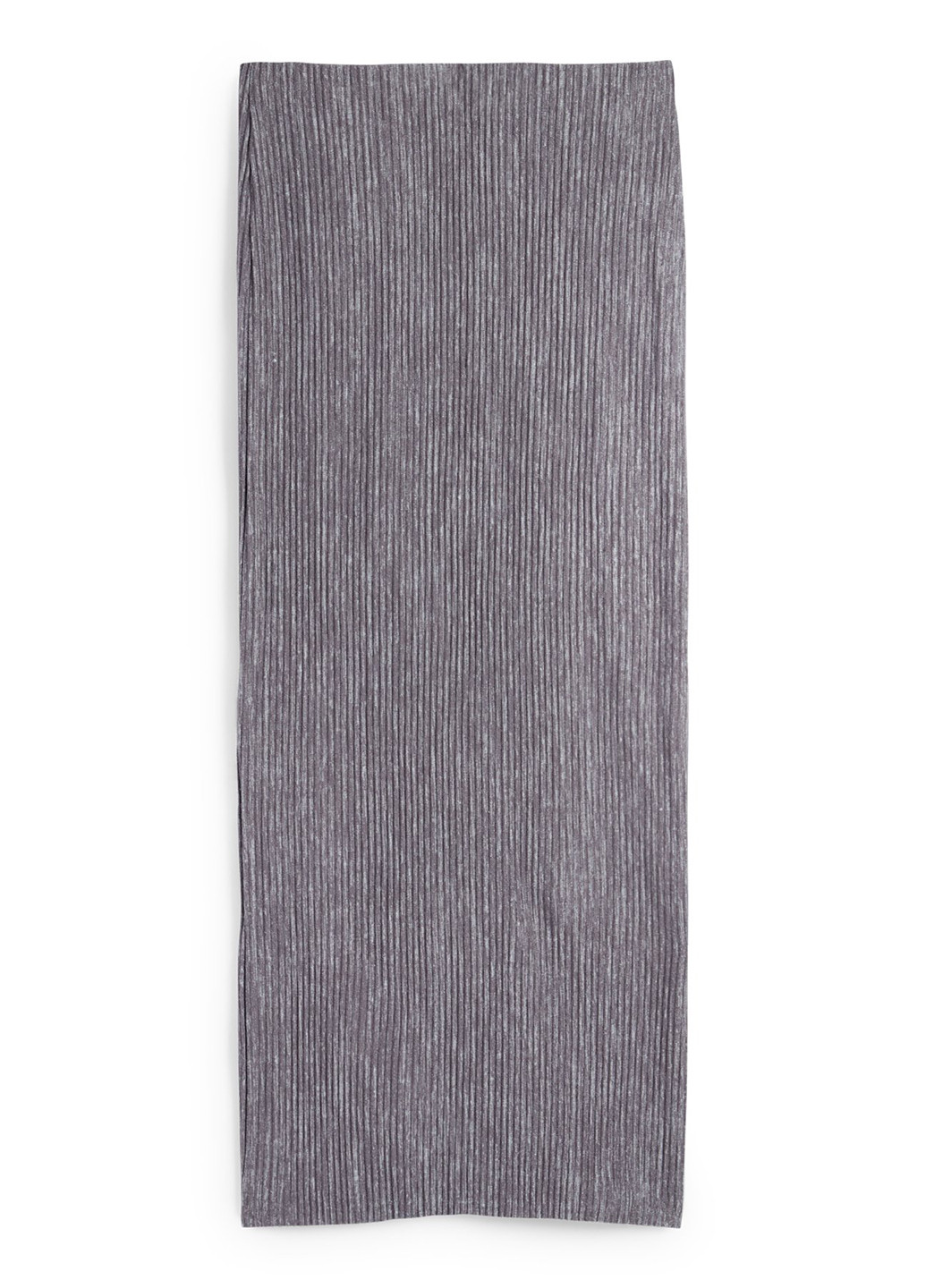 Серая кэжуал однотонная юбка C&A плиссе