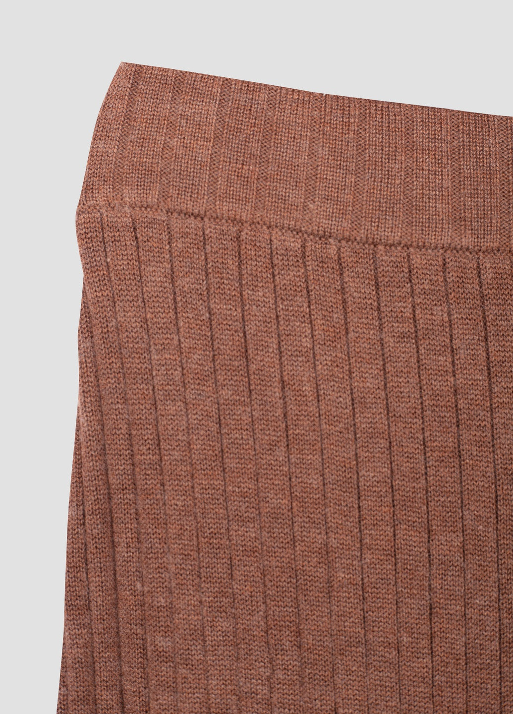 Серо-коричневая кэжуал однотонная юбка Lounge Nine