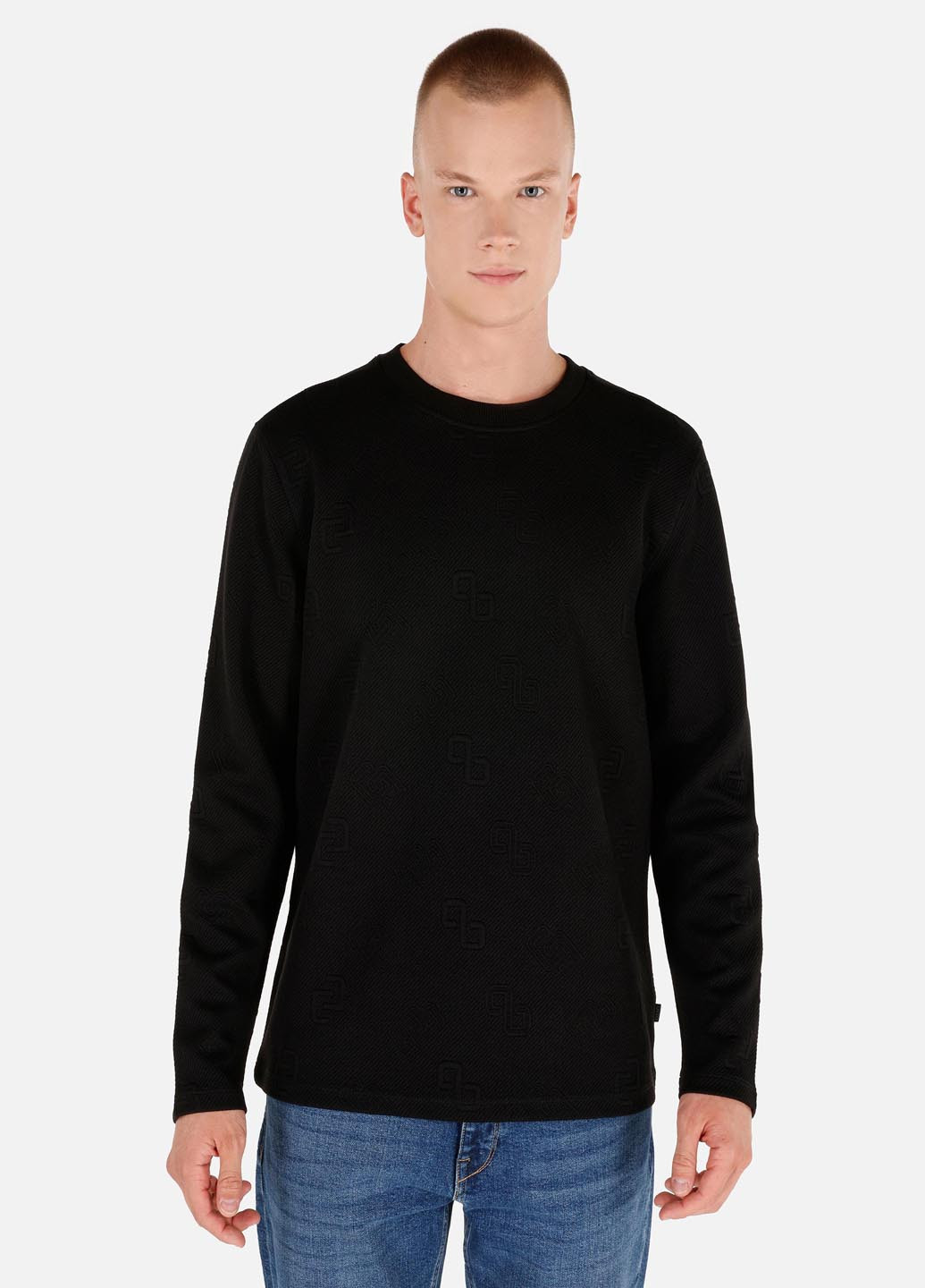 Чорний світшот Colin's однотонний без декору (344457503)