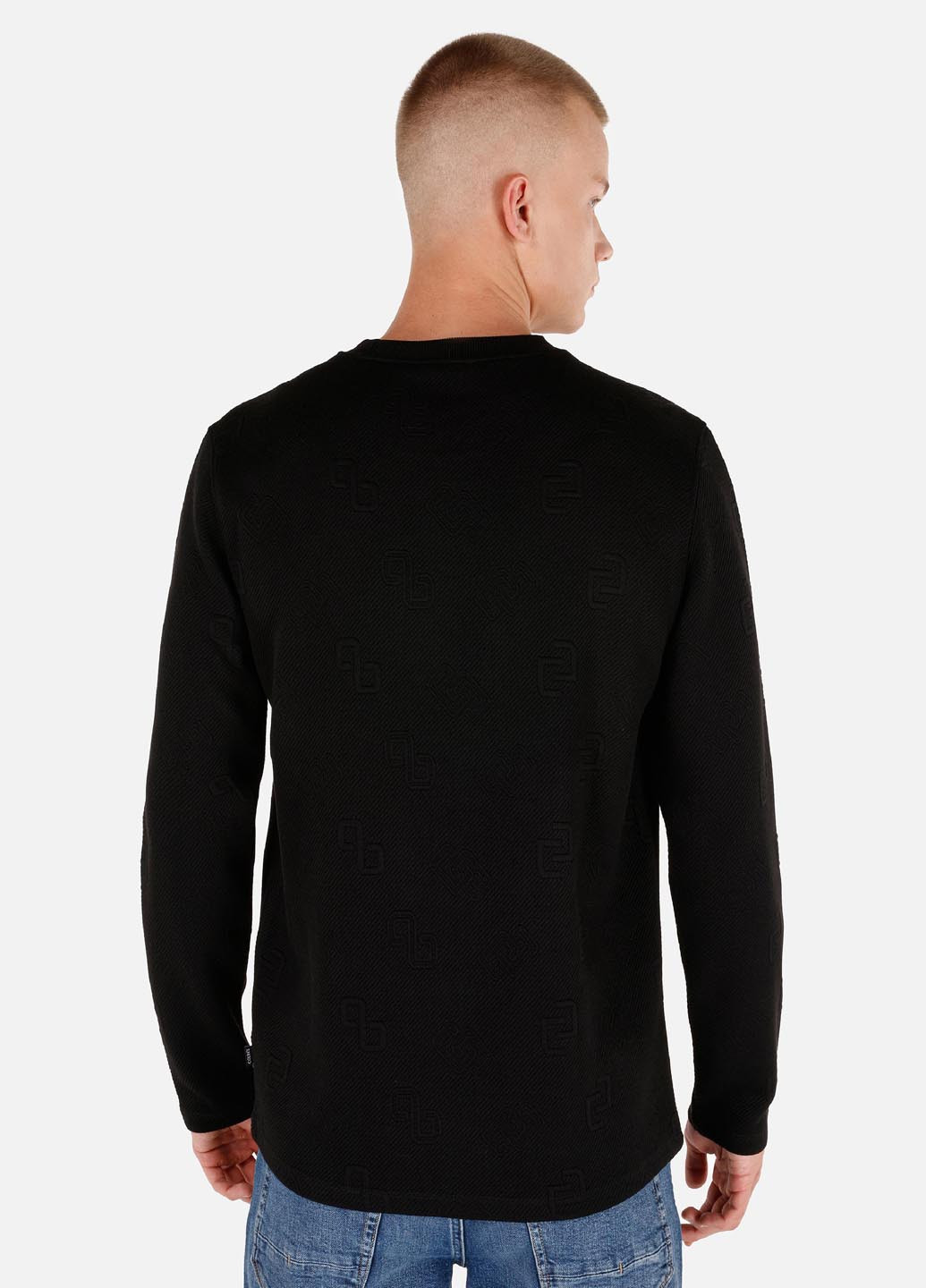 Чорний світшот Colin's однотонний без декору (344457503)