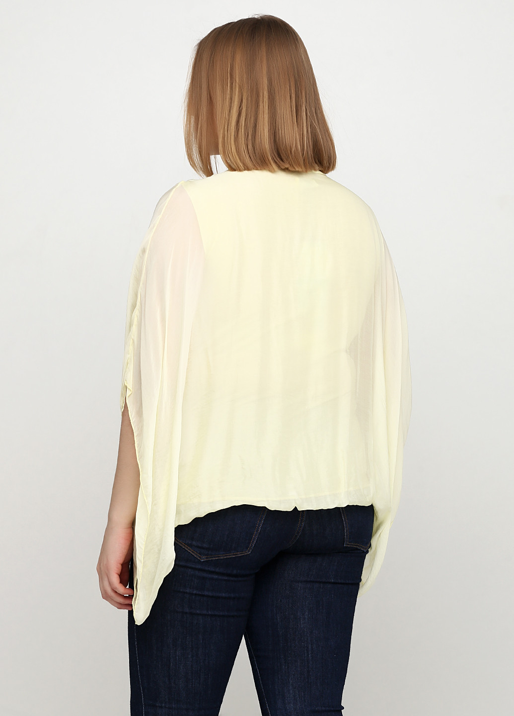 Светло-желтая летняя блуза New Collection