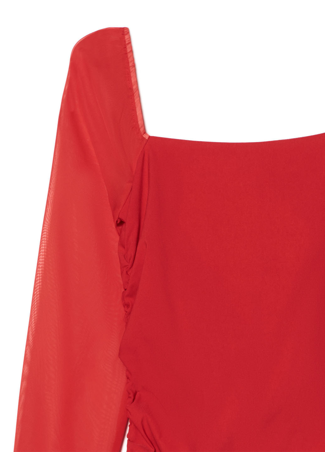 Красное кэжуал, коктейльное платье силуэтная Cropp однотонное