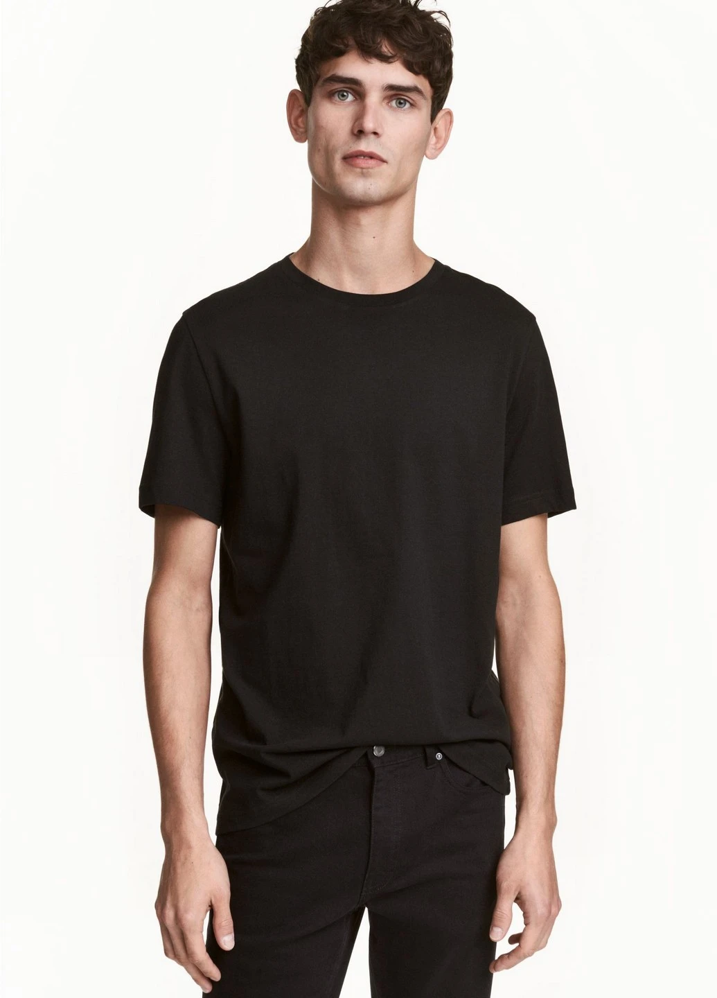 Чорна футболка H&M