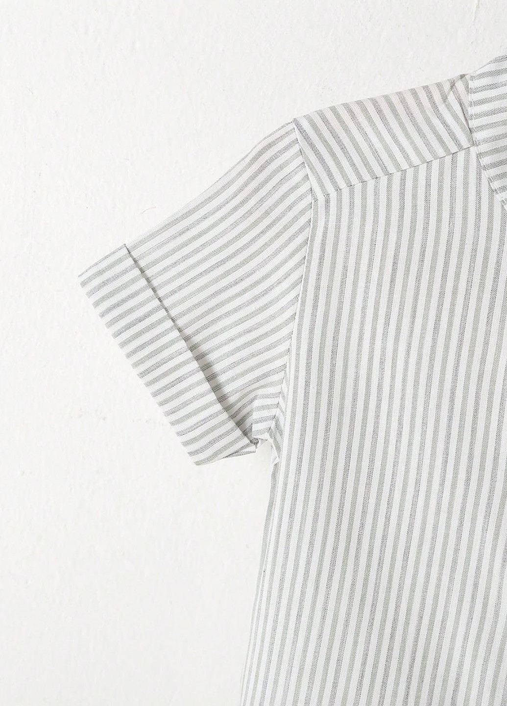 Комбінований літній костюм (сорочка, шорти) з шортами SHEIN