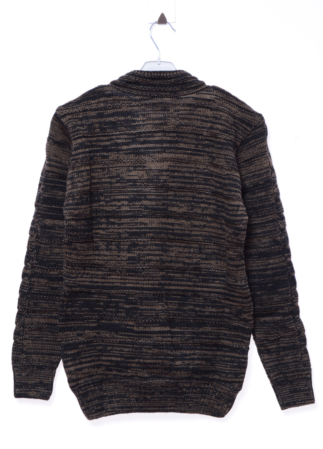 Коричневый демисезонный свитер пуловер Milas