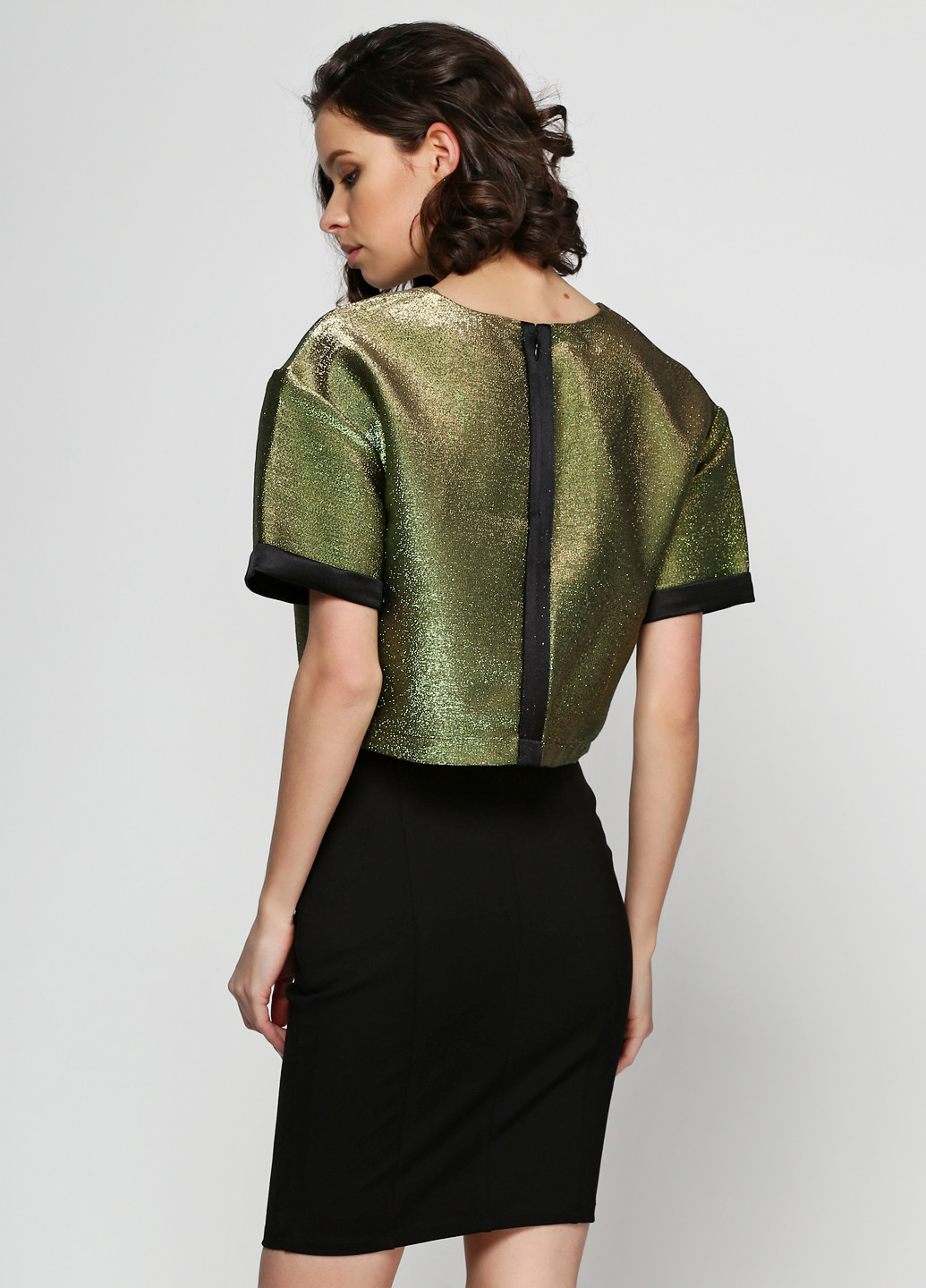 Золотистая демисезонная блуза Silvian Heach