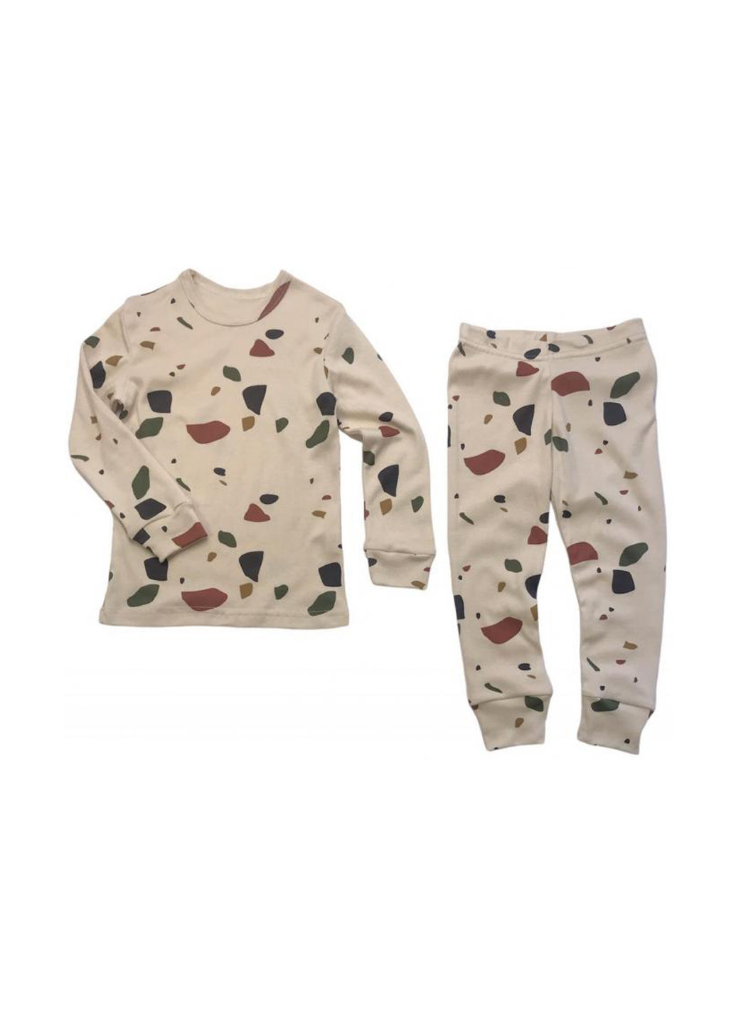 Бежевая всесезон пижама (свитшот, брюки) свитшот + брюки ArDoMi