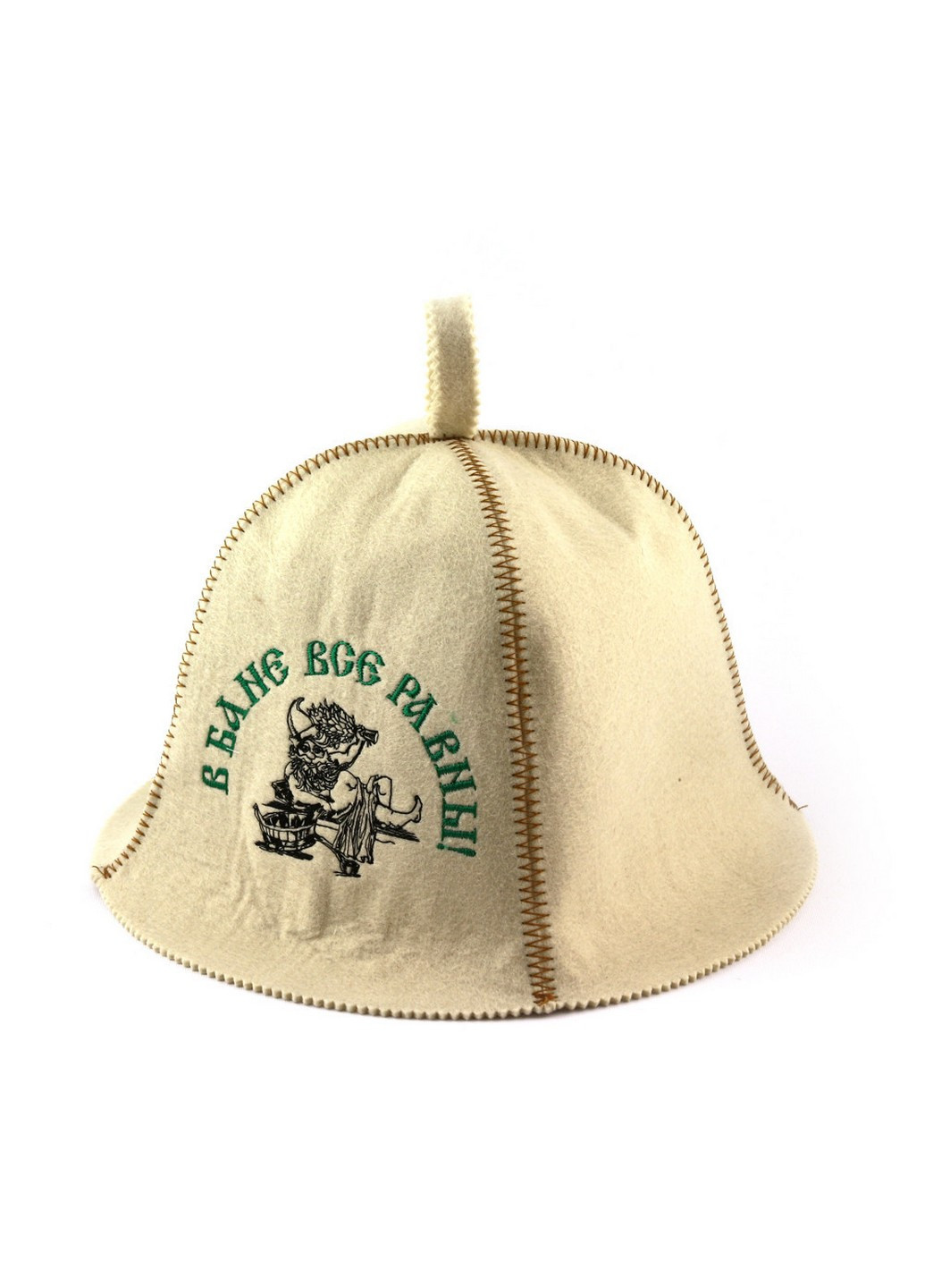 Шапка для сауны "В бане все равны" Универсальный Luxyart (254456578)