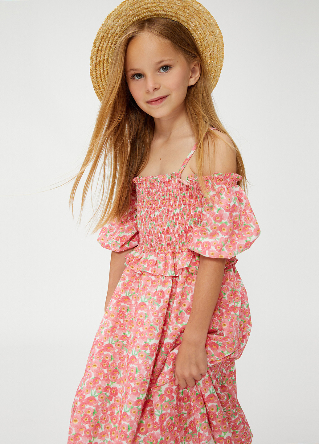 Розовое платье KOTON (260601626)