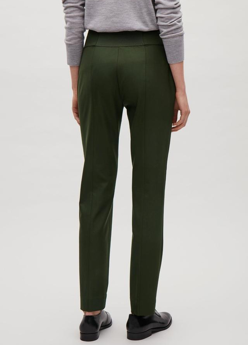 Темно-зеленые кэжуал демисезонные брюки Cos