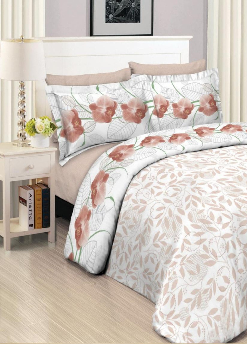 Постельное белье полуторное ранфорс Пакистан W2069S Woodbury's Ранфорс (254761146)